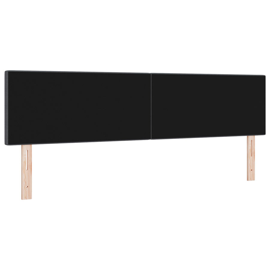 Hoofdbord Effen Ontwerp Corduroy Stof Donkergrijs 180 cm Laag hoofdbord