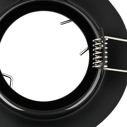 Lampen Set Van 12 Kunststof, Metaal 9 Cm Zwart