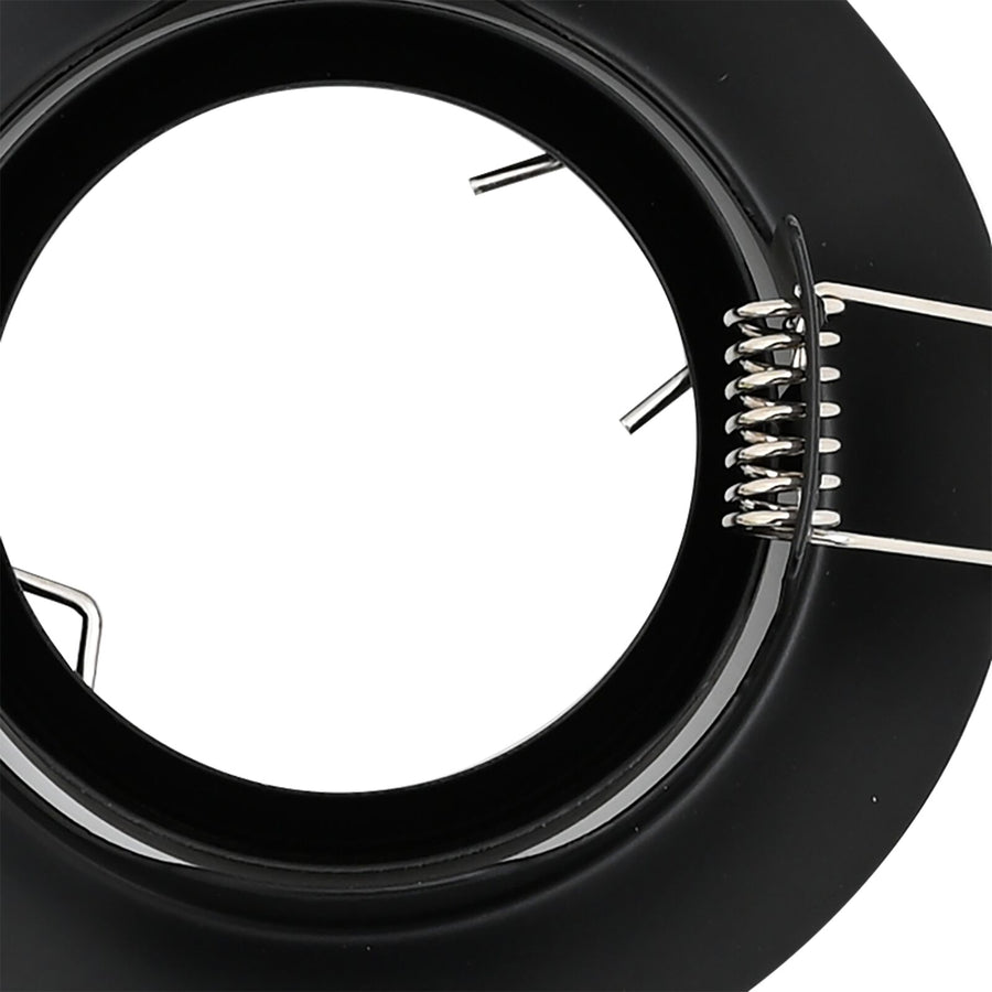 Lampen Set Van 12 Kunststof, Metaal 9 Cm Zwart