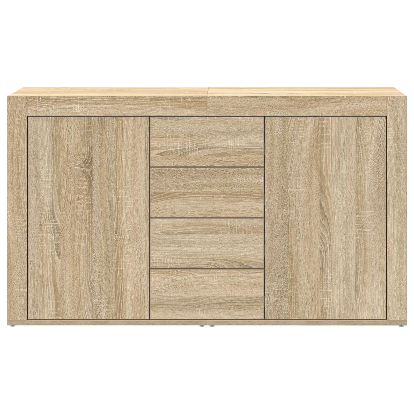 Dressoir Sonoma Eiken Bewerkt Hout 120 X 36 X 69 Cm Opslag