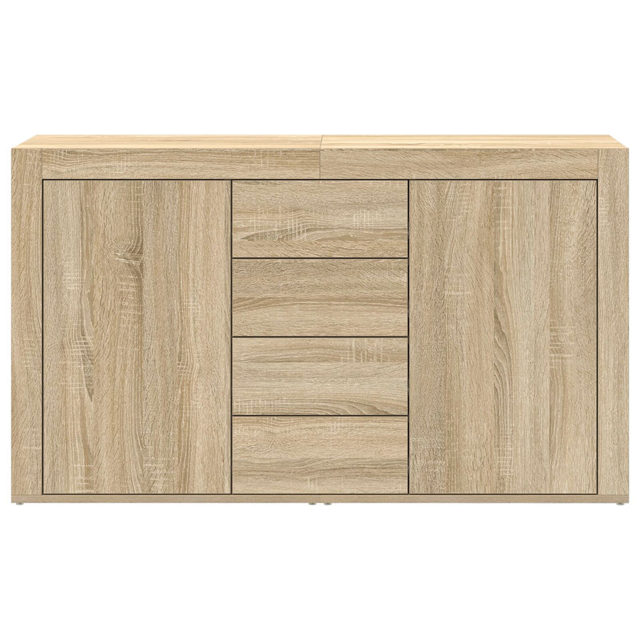 Dressoir Sonoma Eiken Bewerkt Hout 120 X 36 X 69 Cm Opslag