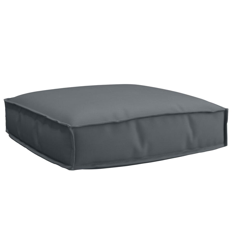 Buitenkussen Polyester 60 Cm X 60 Cm Afneembare Hoezen Antraciet