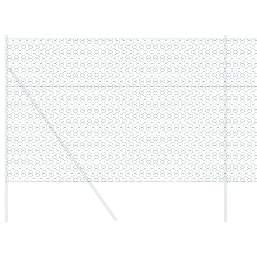 Zeshoekig Hek 1.5X50 M Staal Groen 50 x 1.5 m 50 mm