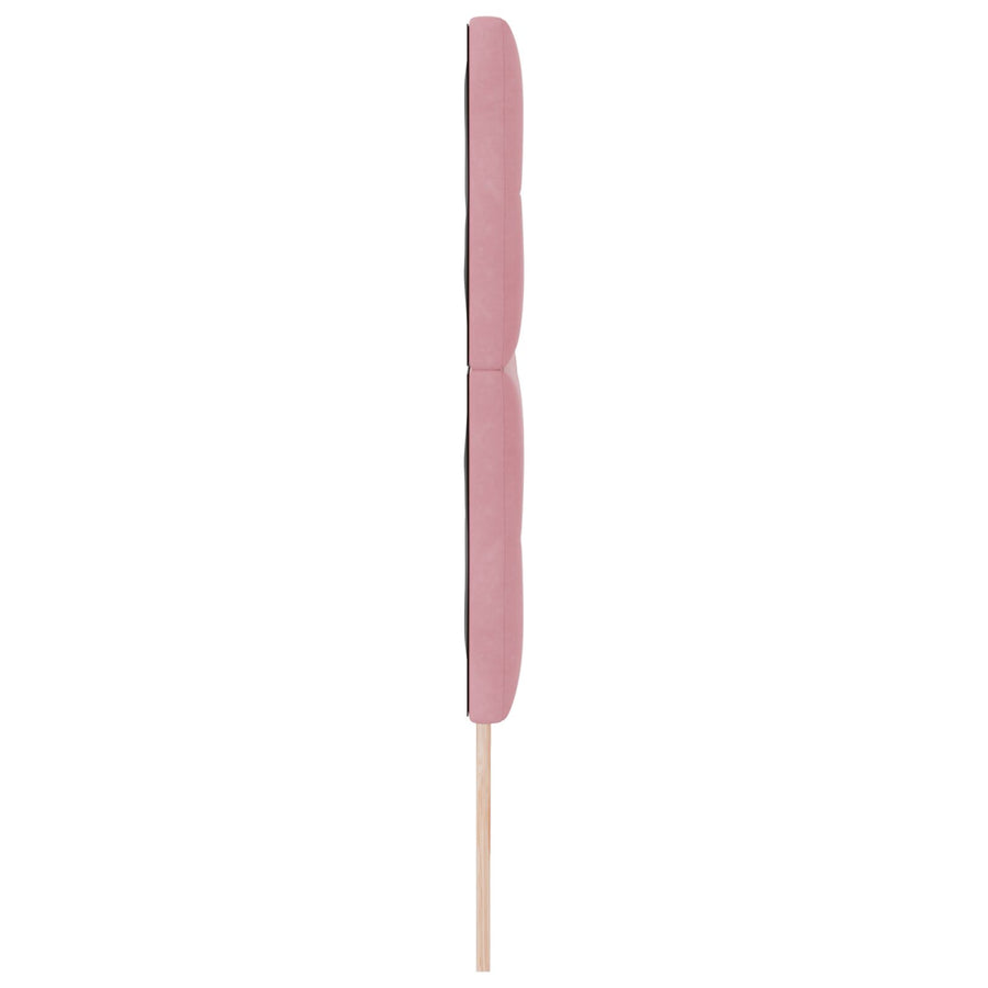 Hoofdbord Met Knopen Fluweel Roze 180 cm Hoog hoofdbord