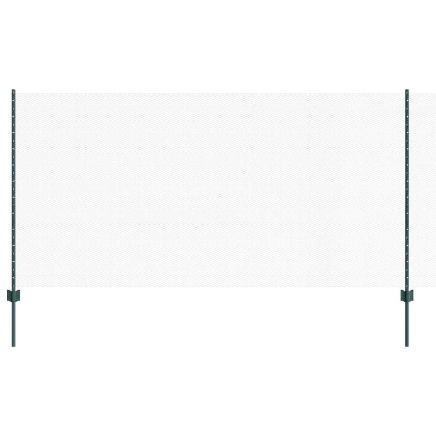 Zeshoekig Tuinhek Set Set Van 2 Groen Metaal 25 X 1.2 M