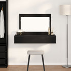 Console table with drawer Black 100 x 40 x 70 cm Engineered wood