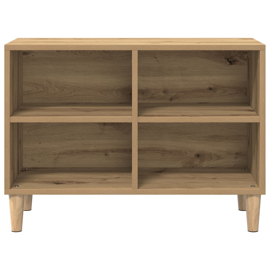 Tv Kast 69.5X30X50 Cm Bewerkt Hout 69.5 cm Artisan eiken