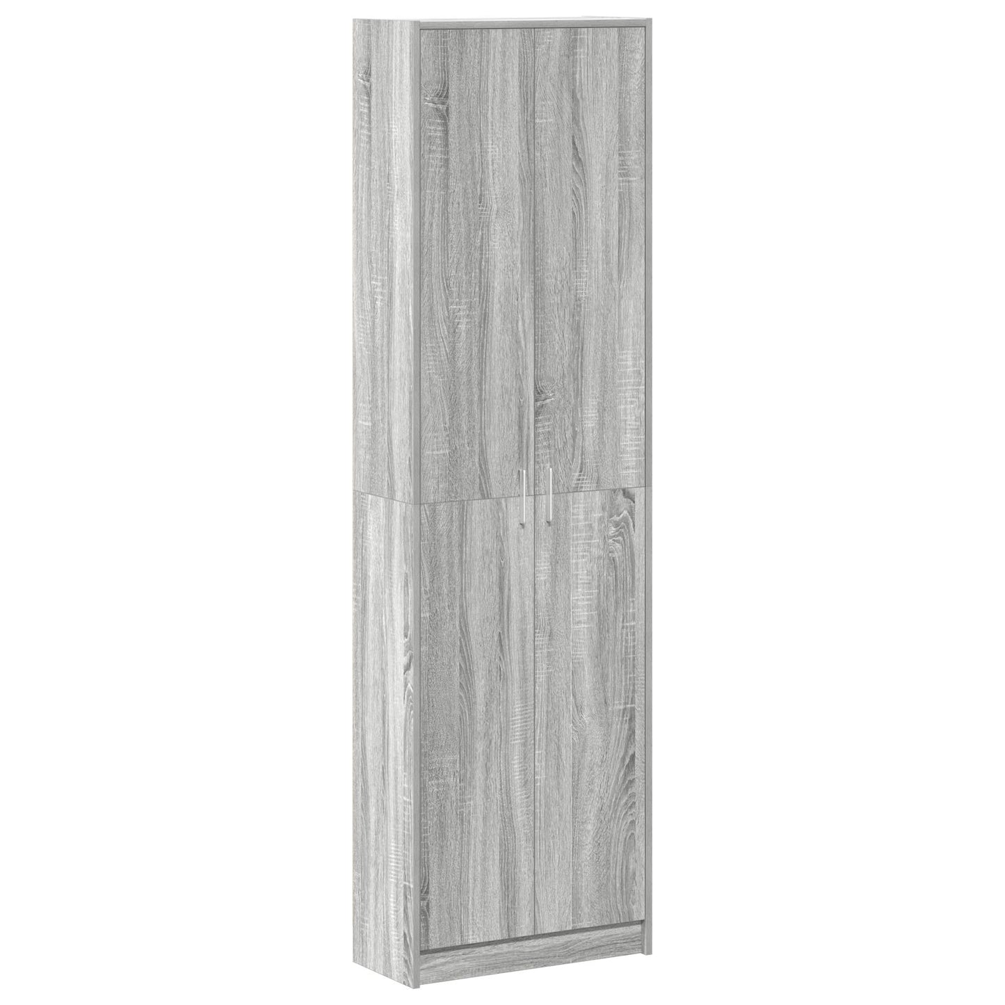 Kast Grijze Sonoma 55x25x189 cm Bewerkt Hout