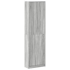 Kledingkast 55x25x189 cm grijs Sonoma bewerkt hout