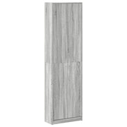 Kledingkast 55x25x189 cm grijs Sonoma bewerkt hout