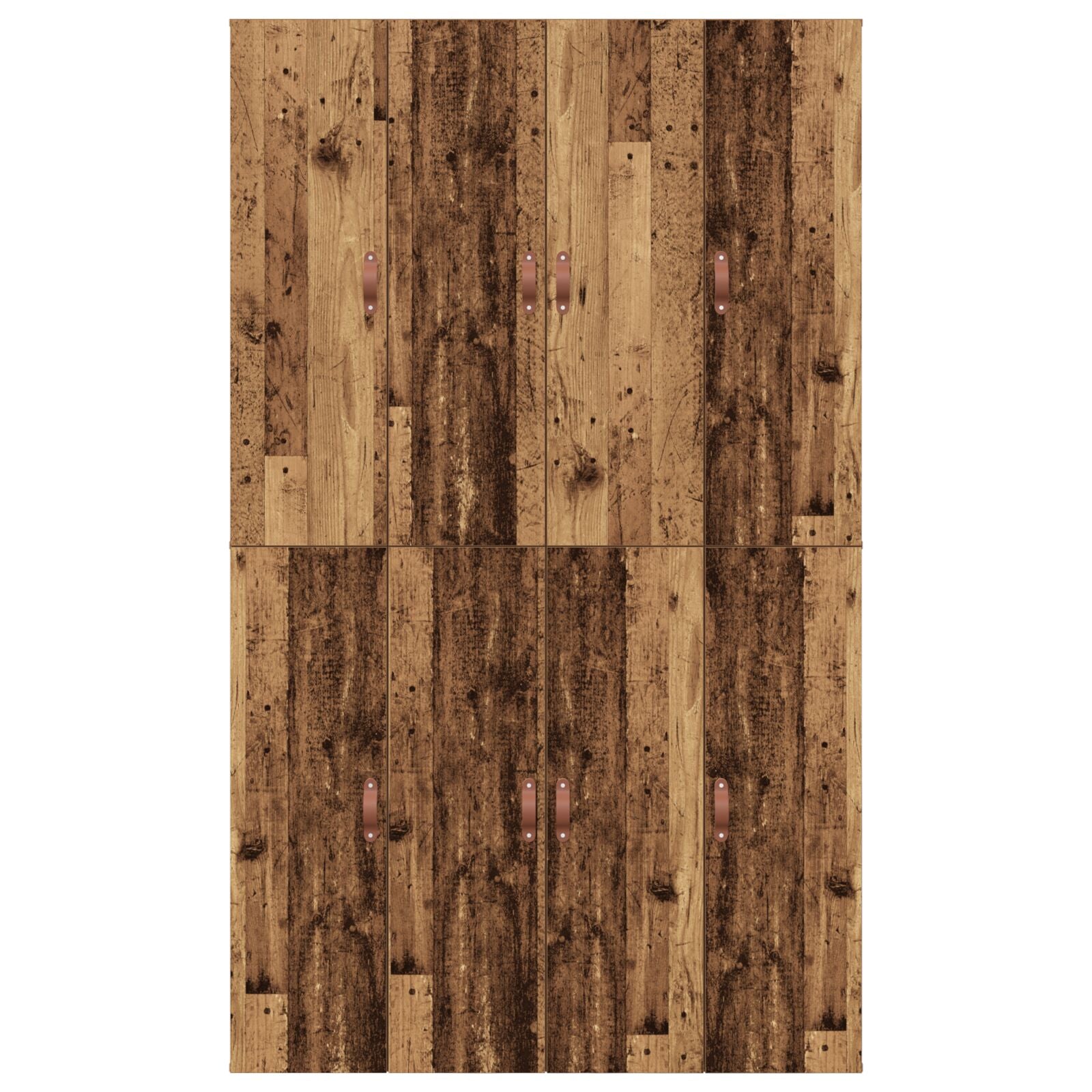 Opbergbedframe Oud Hout 120X200 Cm Grijs Sonoma