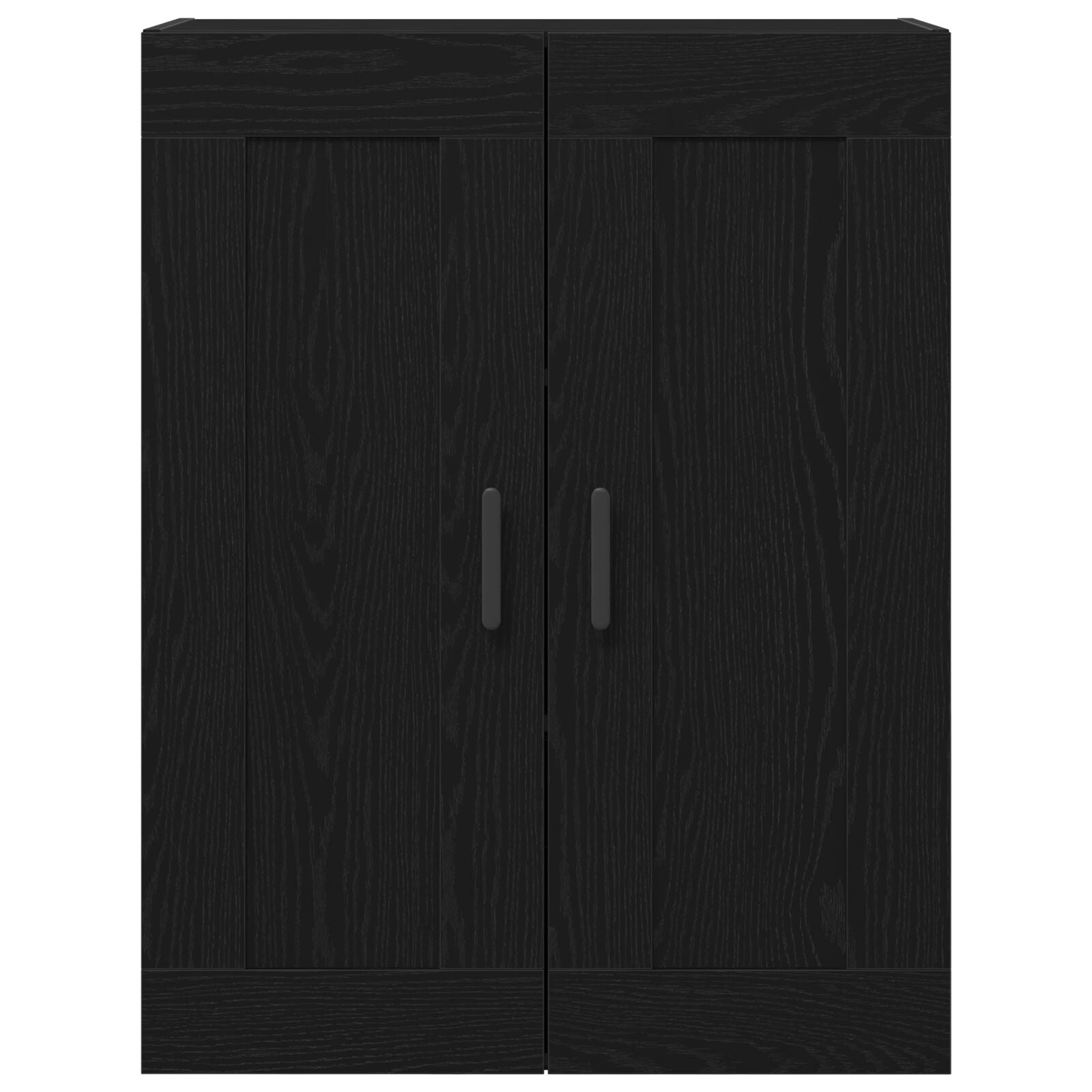 Highboard 69,5X34X90 Cm Gefabriceerd Hout Zwart eiken