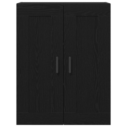 Highboard 69,5X34X90 Cm Gefabriceerd Hout Zwart eiken