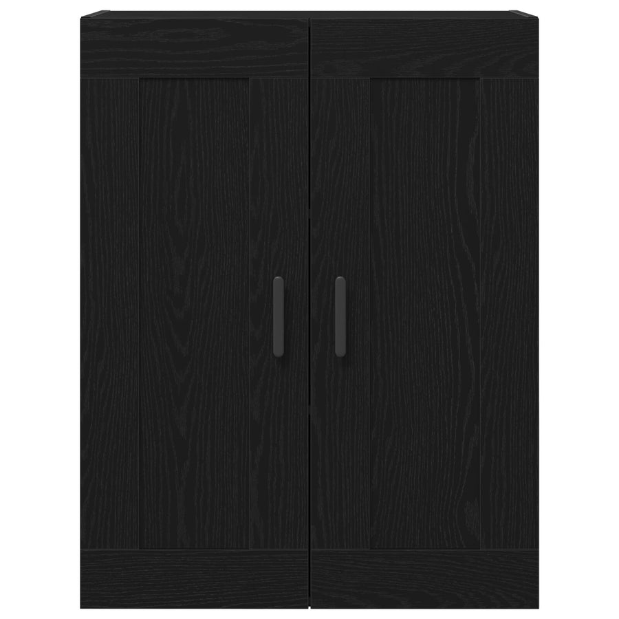 Highboard 69,5X34X90 Cm Gefabriceerd Hout Zwart eiken