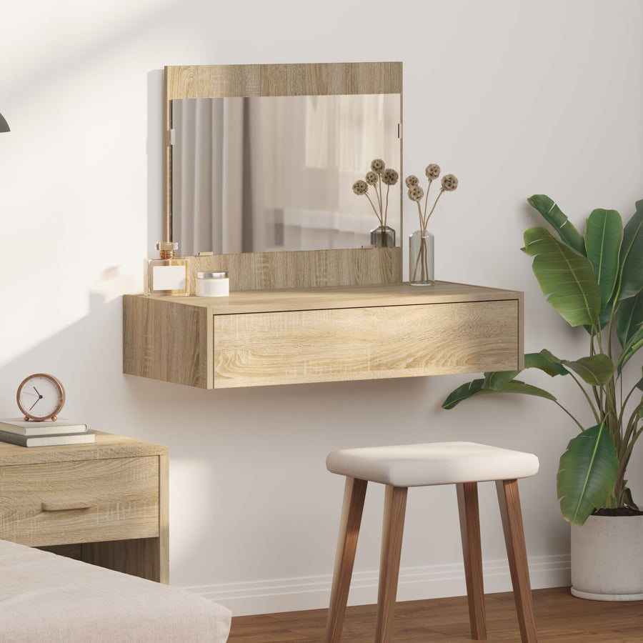 Wandkaptafel 83 x 40 x 70 cm Sonoma Eiken zonder LED