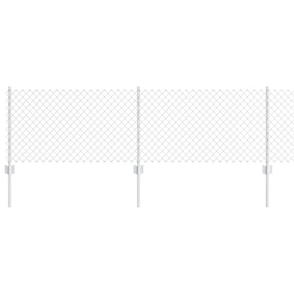 Kettingschommelhek Met 22 U-Palen Zilver 0,6X25 M Staal