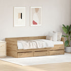 Logeerbed 90x200 cm eiken