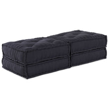 Modulaire Poefjes 2 Stuks Antraciet Stof Anthraciet 70 x 70 x 36 cm 2x lounge