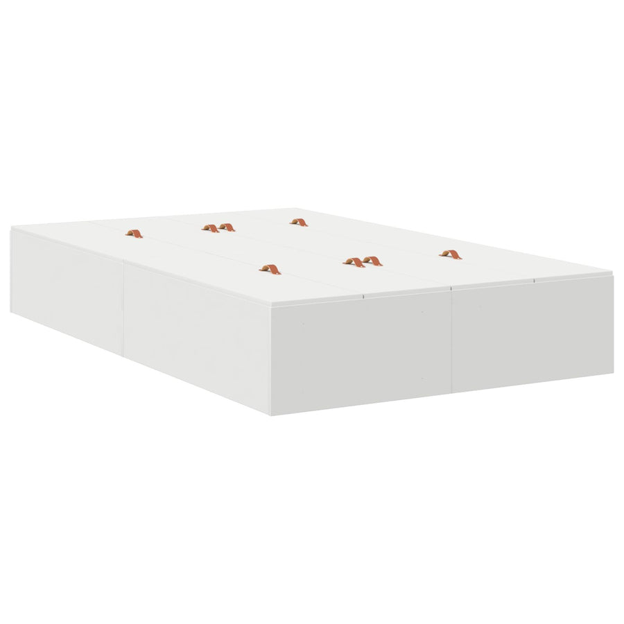 Opbergbedframe Wit 120 x 190 cm