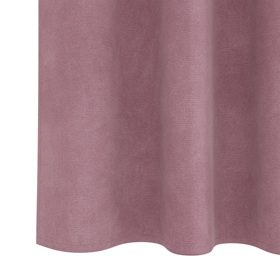 Zwarteout Gordijnen Met Topband 2 Stks Velvet Donkerroze 140 x 245 cm met ingenaaide tape