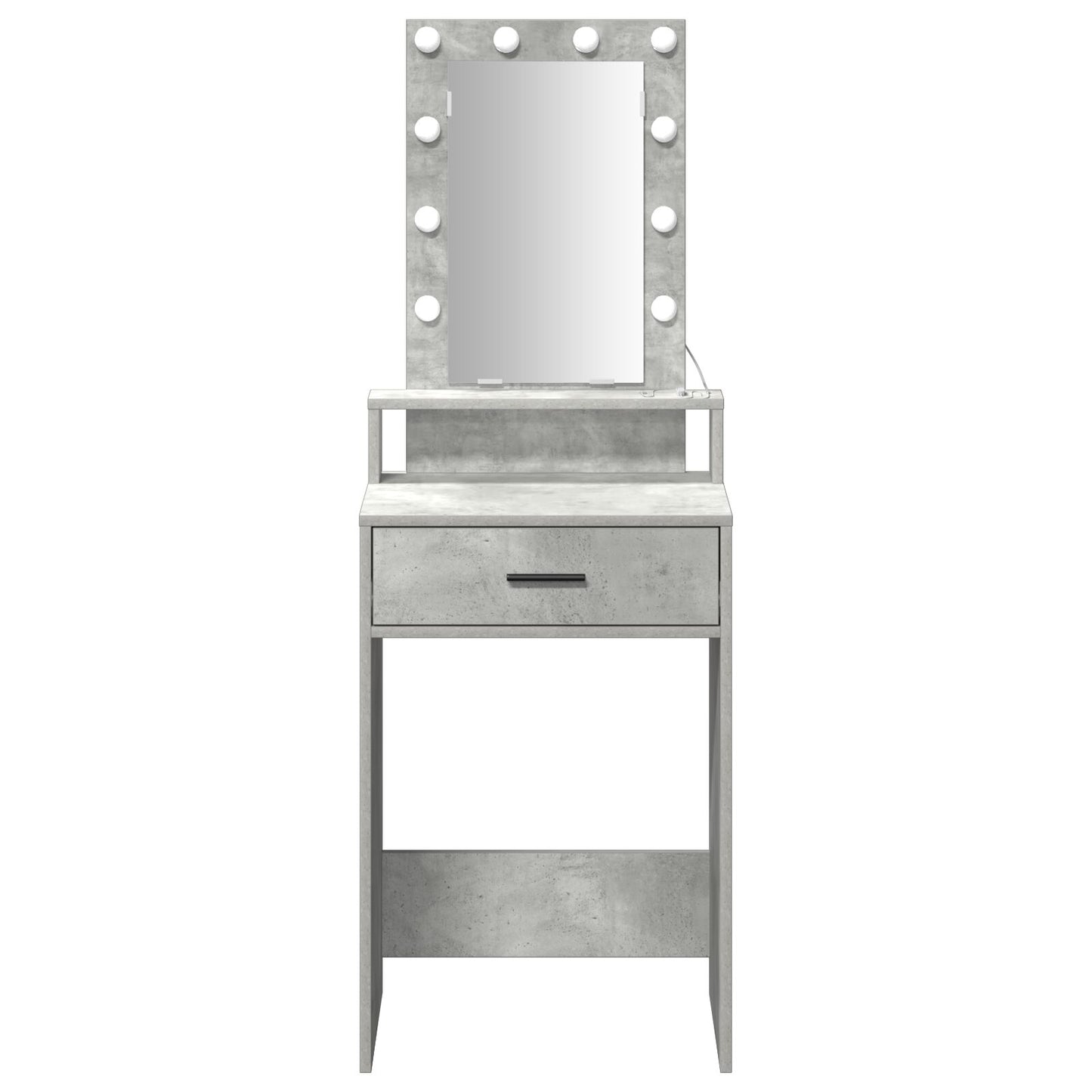 Kaptafel Met Led-Verlichting Betongrijs Beton grijs 50 x 41 x 140 cm