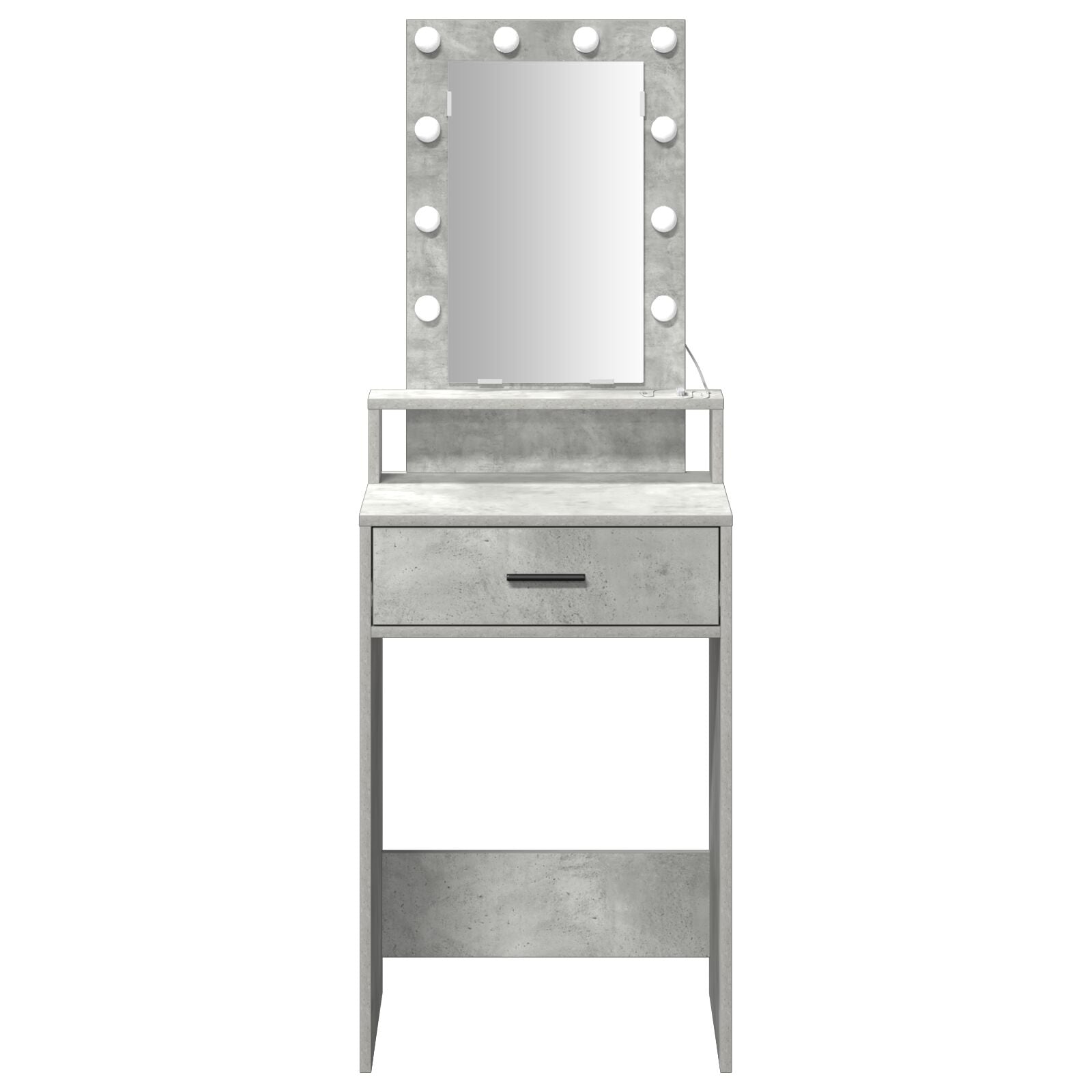 Kaptafel Met Led-Verlichting Betongrijs Beton grijs 50 x 41 x 140 cm