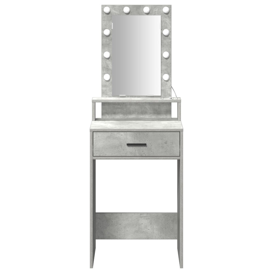Kaptafel Met Led-Verlichting Betongrijs Beton grijs 50 x 41 x 140 cm