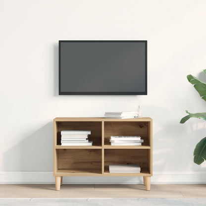 Tv Kast 69.5X30X50 Cm Bewerkt Hout 69.5 cm Artisan eiken