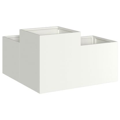 Tuinplantbak Te Staal Wit 80 x 80 x 48 cm