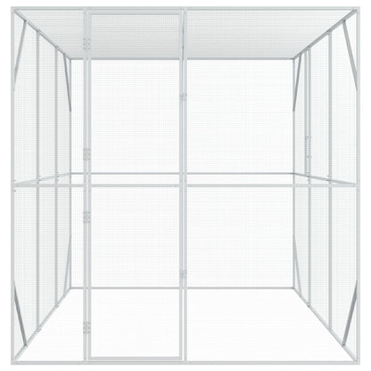 Vogelvolière Antraciet Staal 302 x 206 x 214 cm