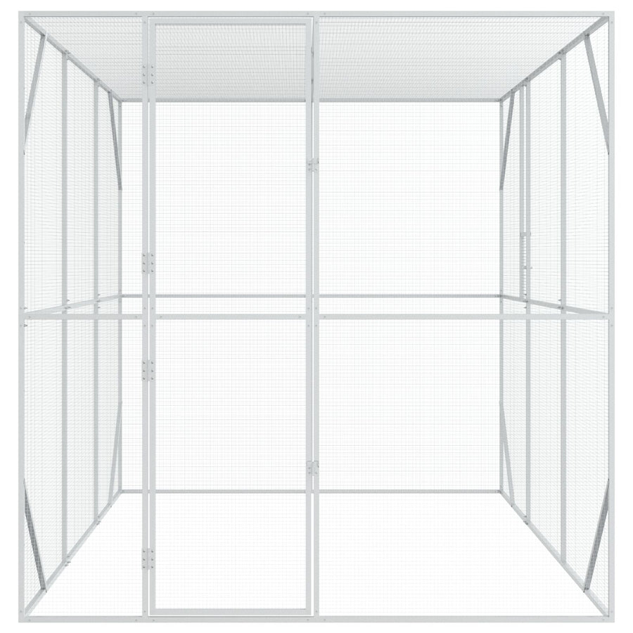 Vogelvolière Antraciet Staal 302 x 206 x 214 cm