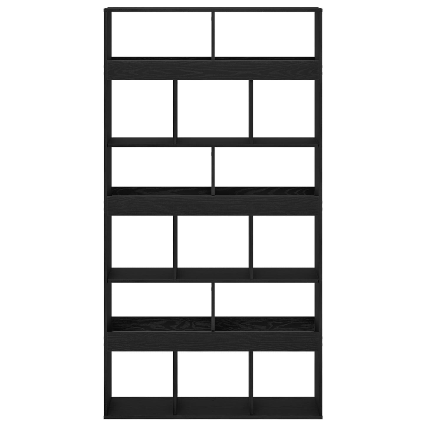 Plantenstandaard Engineered Hout 100 x 33 x 187,5 cm Zwart eiken