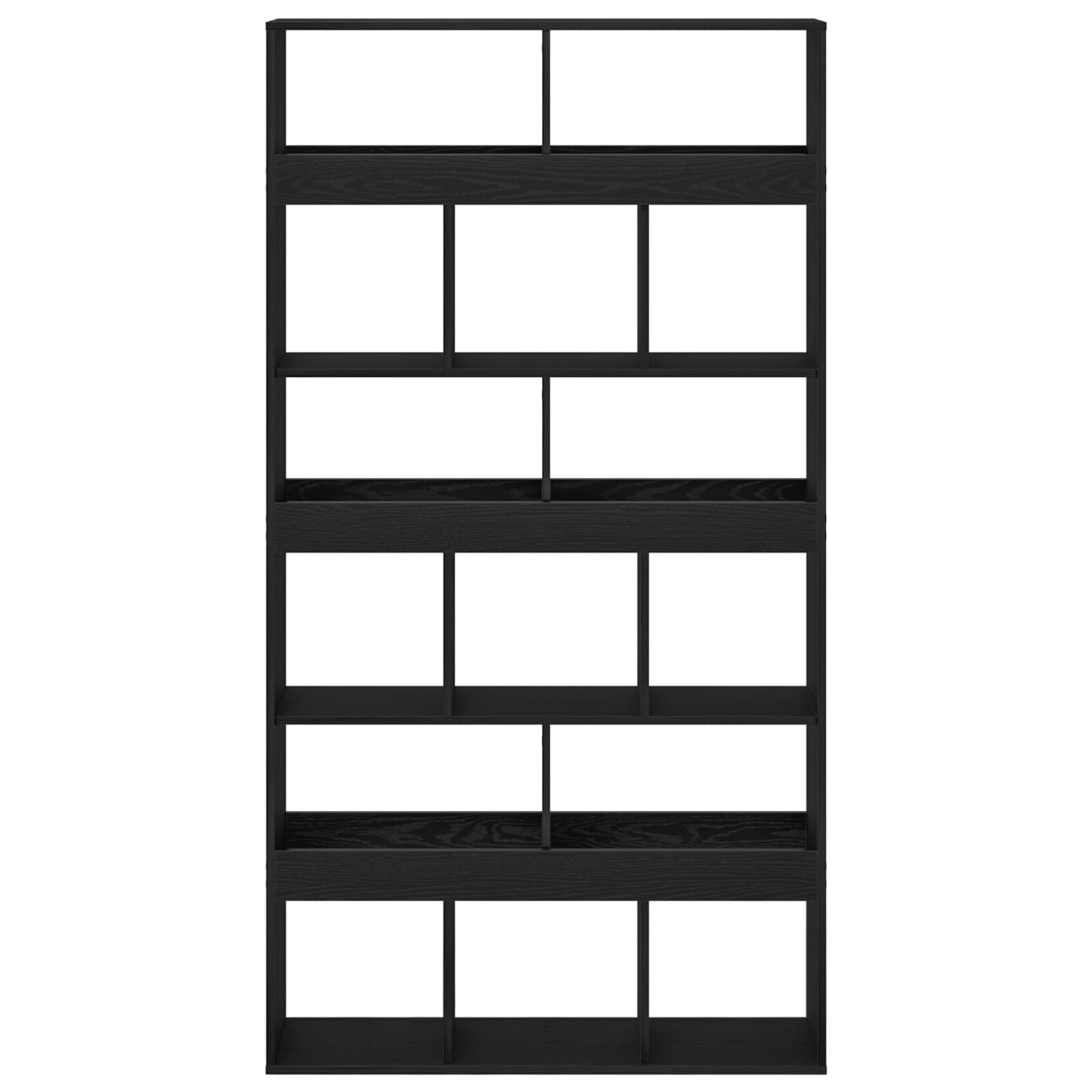 Plantenstandaard Engineered Hout 100 x 33 x 187,5 cm Zwart eiken