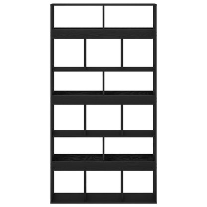 Plantenstandaard Engineered Hout 100 x 33 x 187,5 cm Zwart eiken