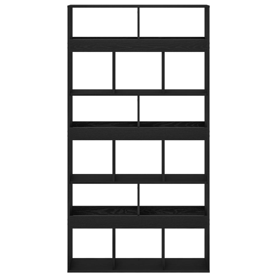 Plantenstandaard Engineered Hout 100 x 33 x 187,5 cm Zwart eiken