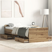 Bedframe Artisan Eiken 75x190 cm