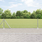 Afrasteringspaal 100x0.4m staal zilver