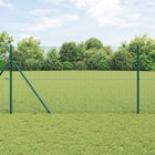 Afrasteringspaal groen 10 x 1,2 m staal