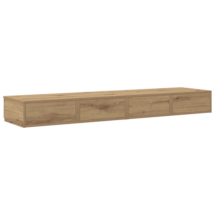 Nachtkastje Hout Ambachtelijk eiken 150 x 36.5 x 16.5 cm