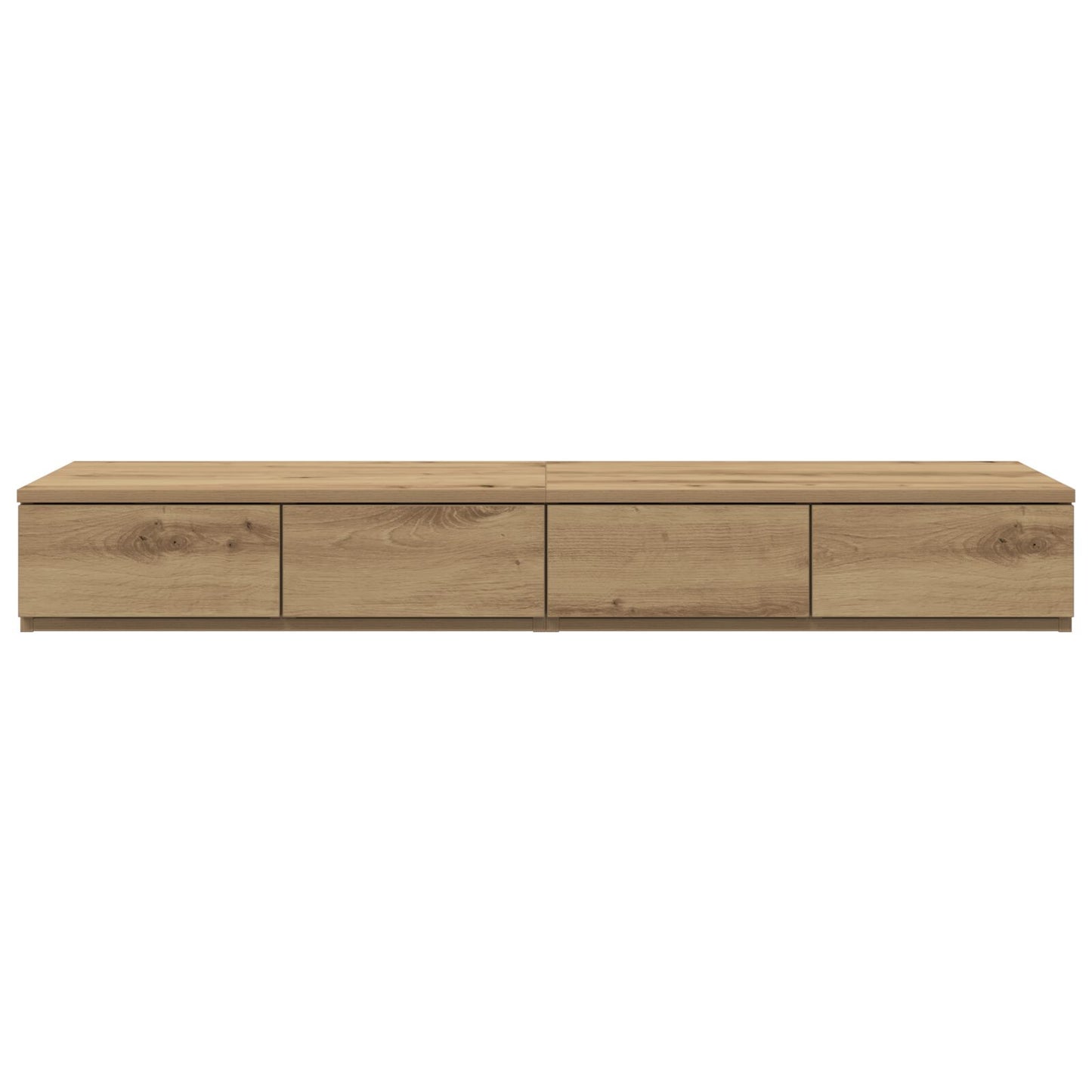 Bedlades 120X36,5X16,5 Cm Bewerkt Hout Artisan eiken 120 x 36.5 x 16.5 cm