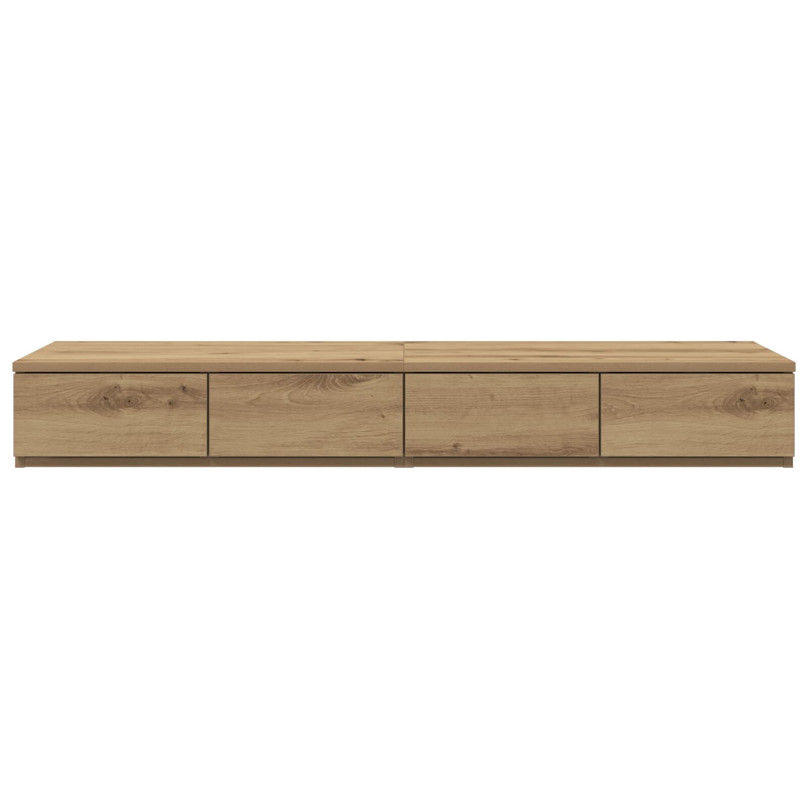 Bedlades 120X36,5X16,5 Cm Bewerkt Hout Artisan eiken 120 x 36.5 x 16.5 cm