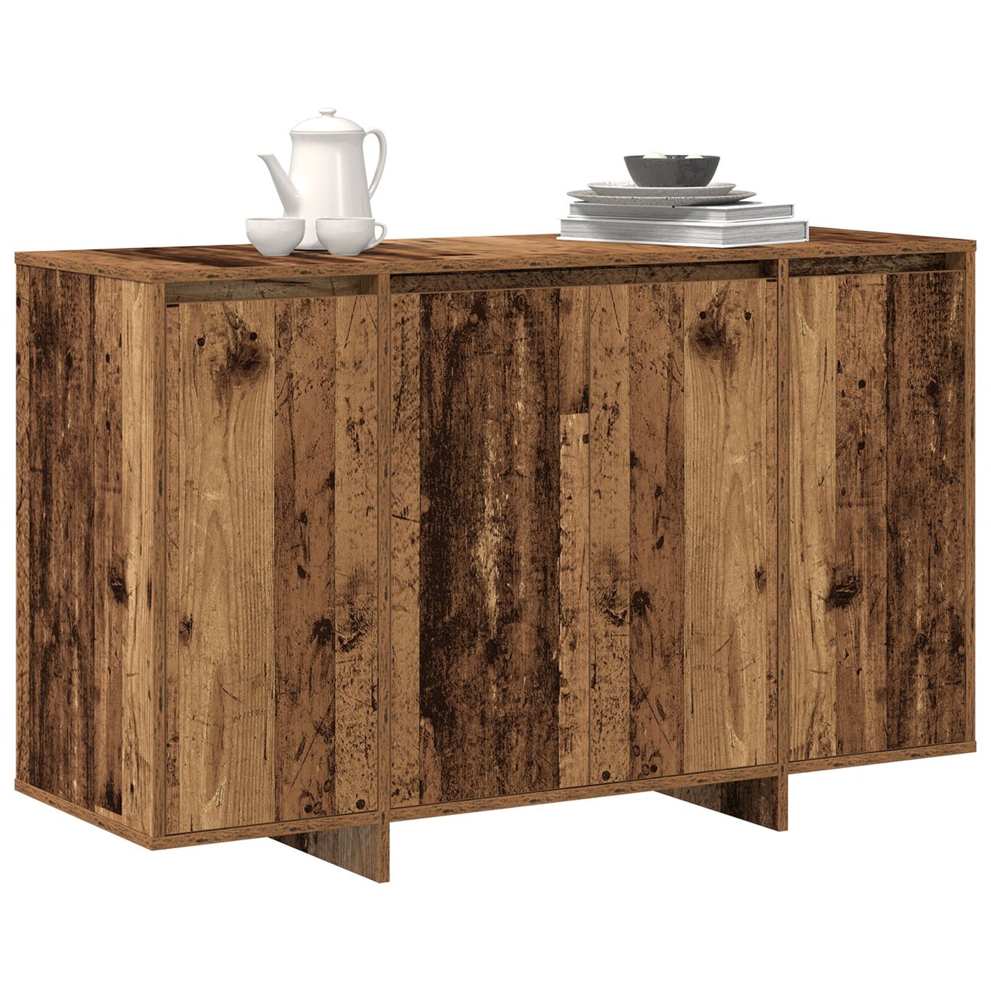 Bruin Dressoir Oud Hout Hout 120 X 41 X 75 Cm Dressoir