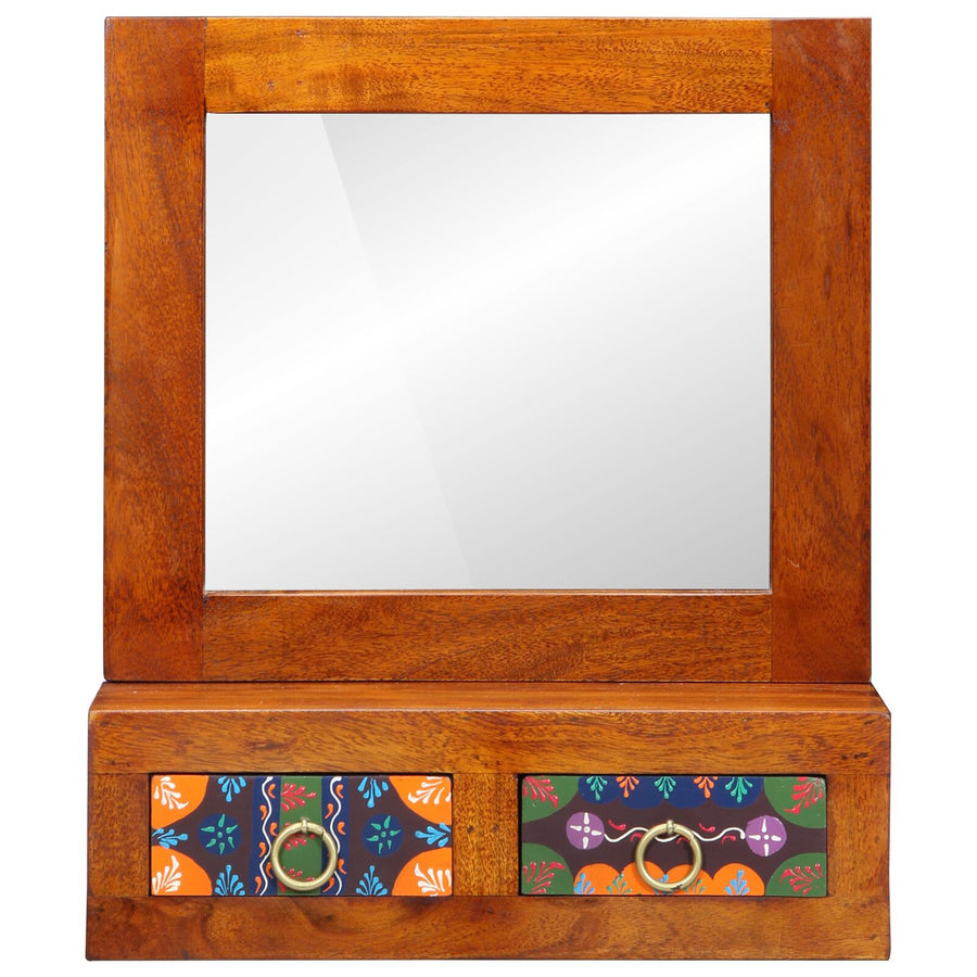 Wandkast 40X20X50 Cm Massief Acaciahout