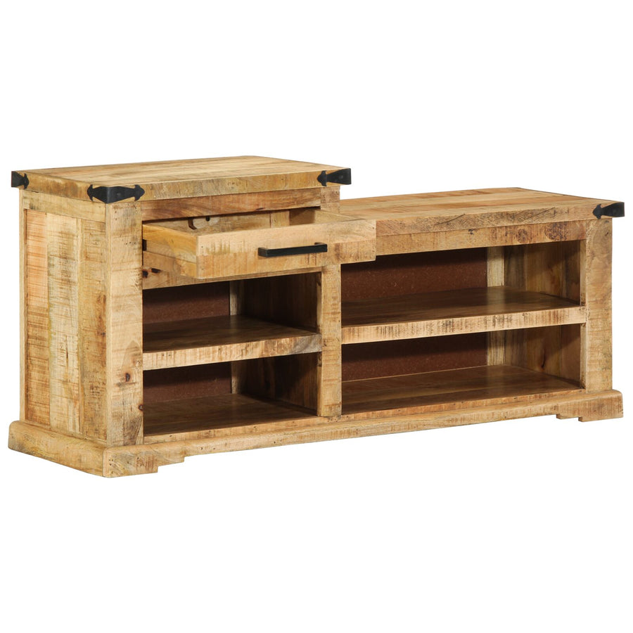 Schoenbank 110X35X50 Cm Massief Mangohout