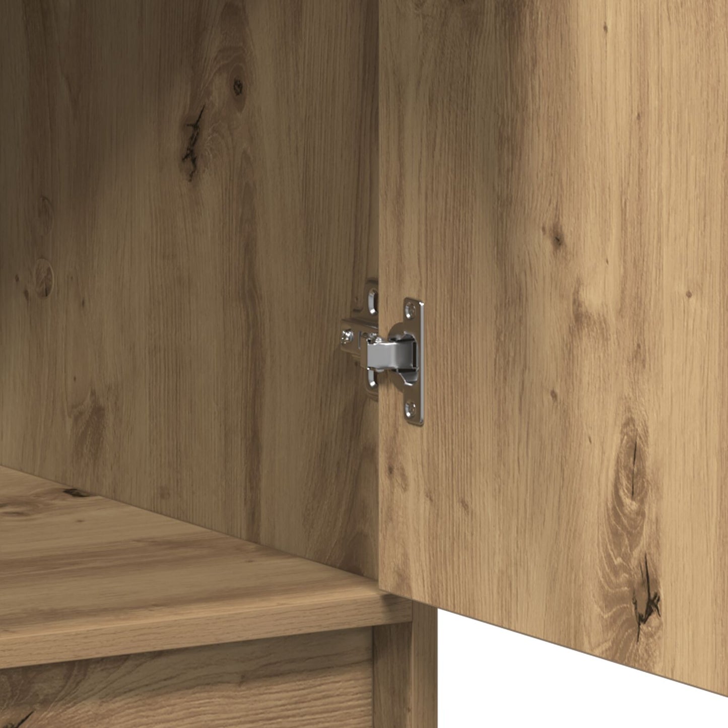 Hoge Kast 40X41X135 Cm Engineered Wood Ambachtelijk eiken