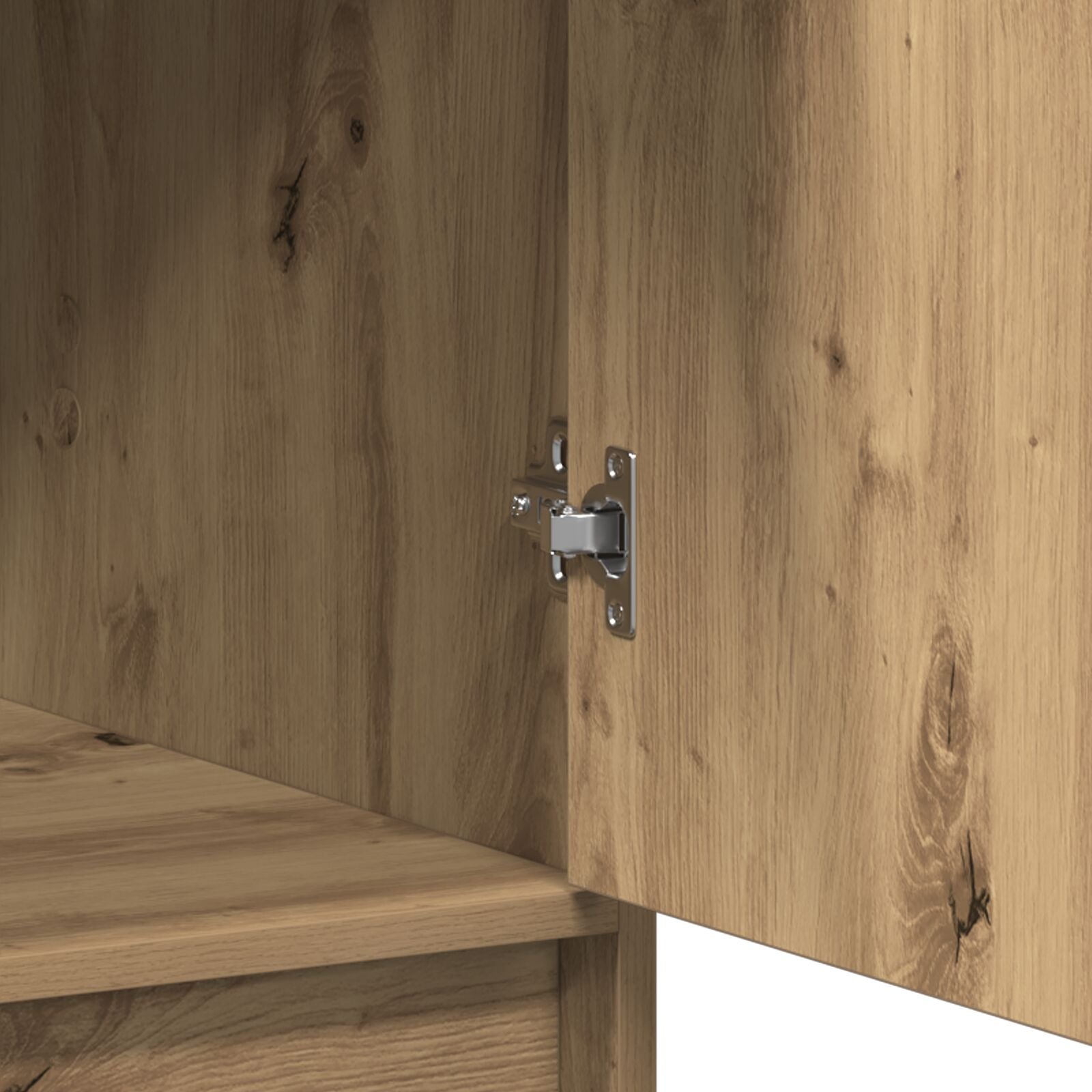 Hoge Kast 40X41X135 Cm Engineered Wood Ambachtelijk eiken