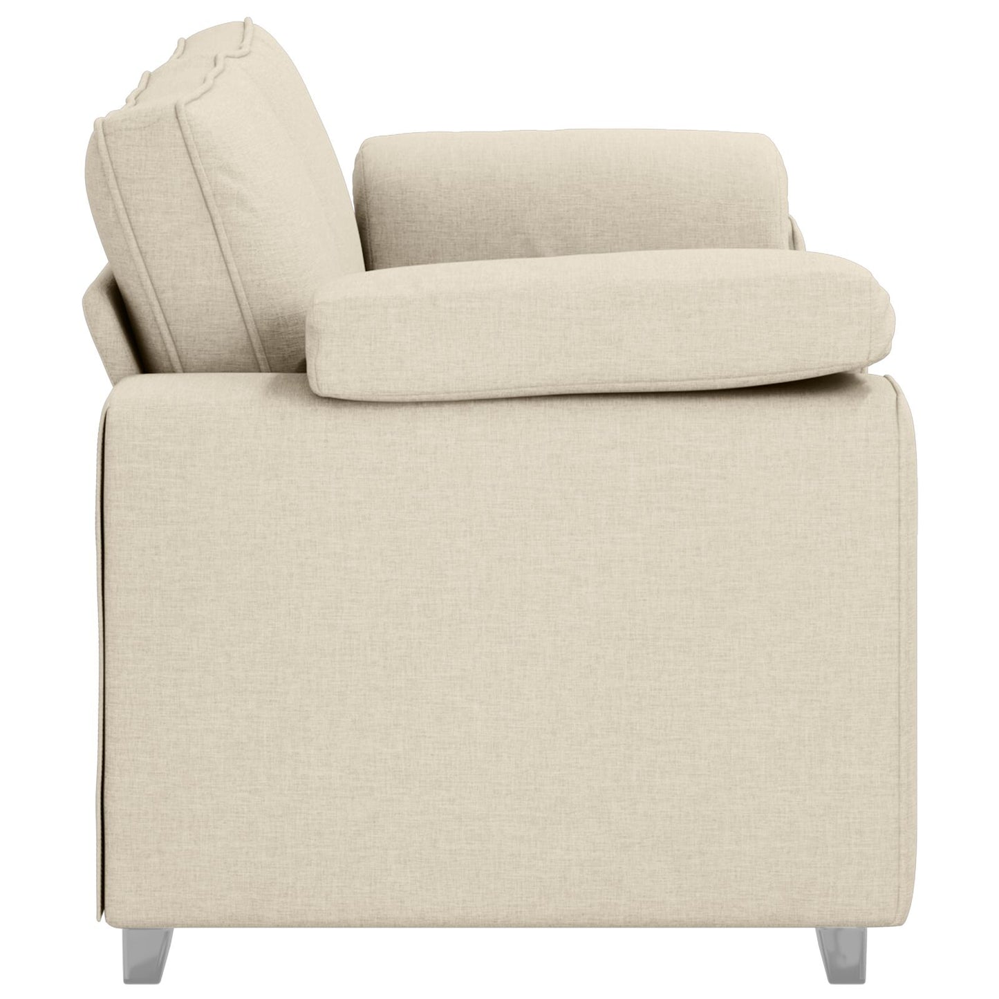 Bank Beige Polyester Afneembare Hoezen Bank 2.5-Zits