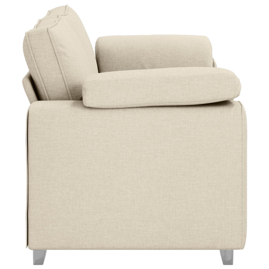 Bank Beige Polyester Afneembare Hoezen Bank 2.5-Zits