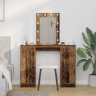 Console table with storage Brown 102 x 33 x 135 cm Engineered wood
