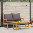 Bistroset massief acaciahout 115x65x71 cm